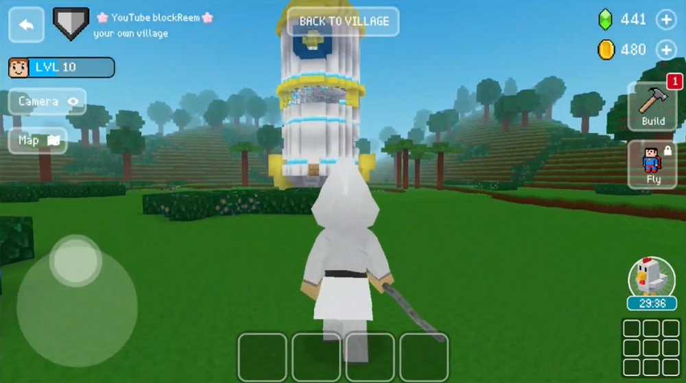 Experience the vast world of construction in Block Craft 3D MOD APK