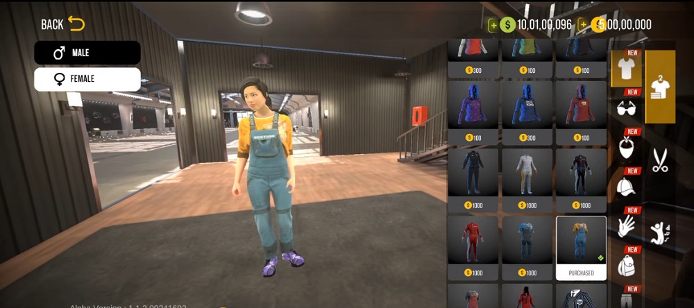 Change the appearance of your character to your liking in Car Parking Multiplayer 2 MOD APK