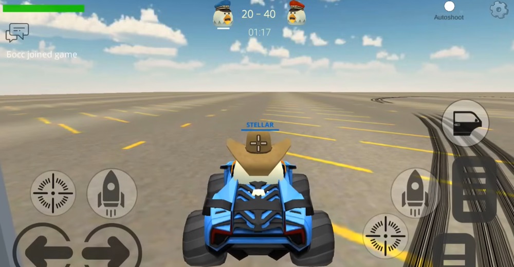 Drive any vehicle from motorbike to plane in Chicken Gun MOD APK.