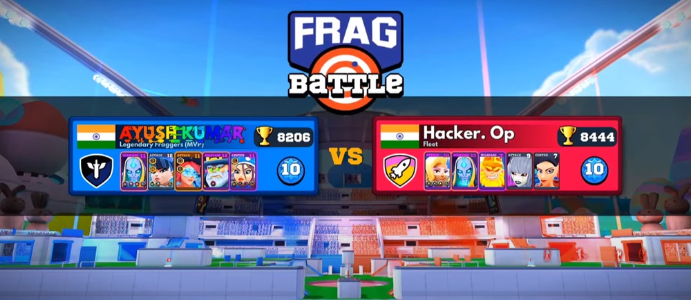 Choose different characters and formations in FRAG Pro Shooter MOD APK