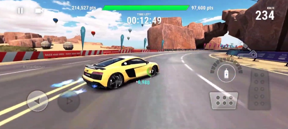 Show off your drifting skills with the deadly corner in Race Max Pro MOD APK