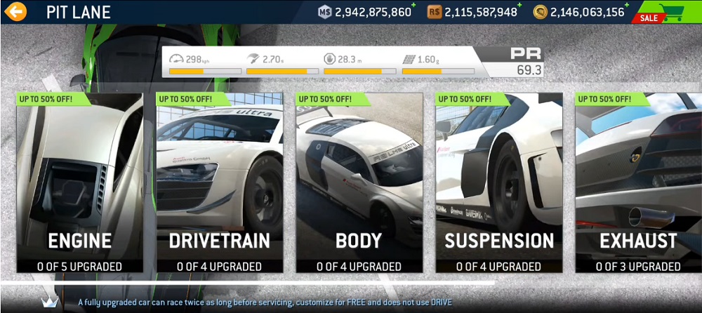 Real Racing 3 main mode