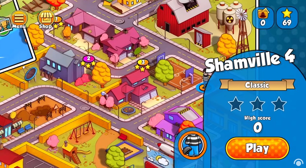 Many luxurious houses, or huge mansions that you need to break into in Robbery Bob 2 MOD APK.