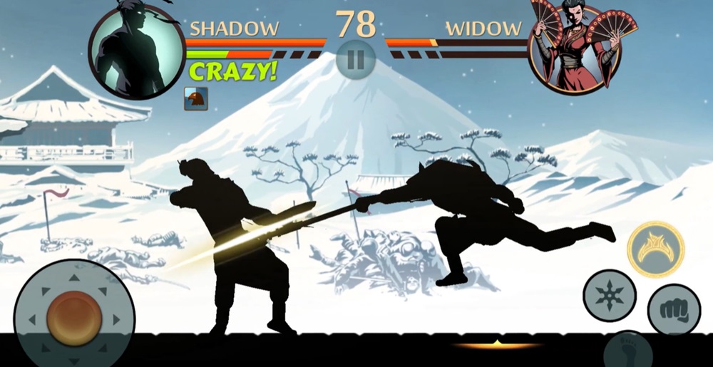 Fight formidable enemies in Shadow Fight 2 MOD APK