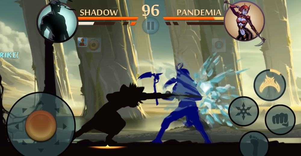 Elemental skills in Shadow Fight 2 MOD APK