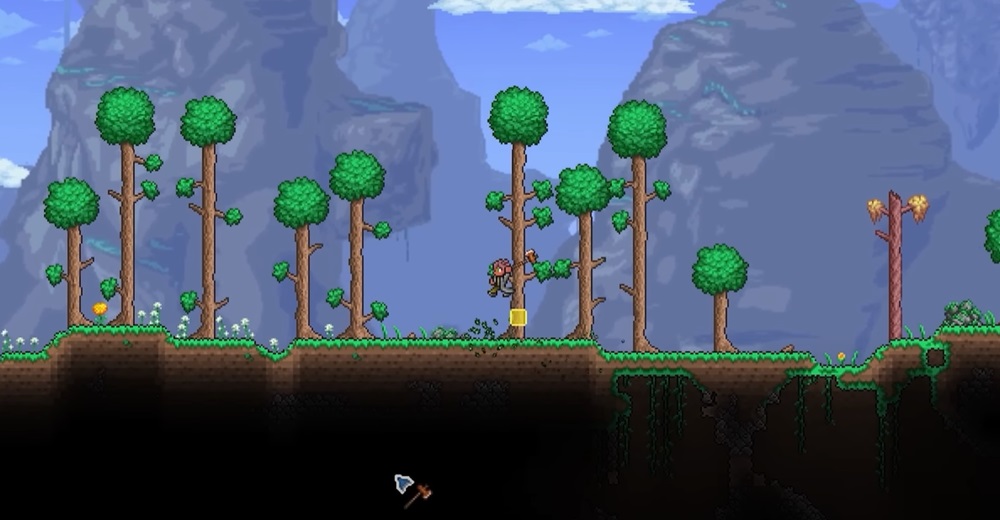 Transform into a medieval warrior, free to do whatever you want in Terraria MOD APK.