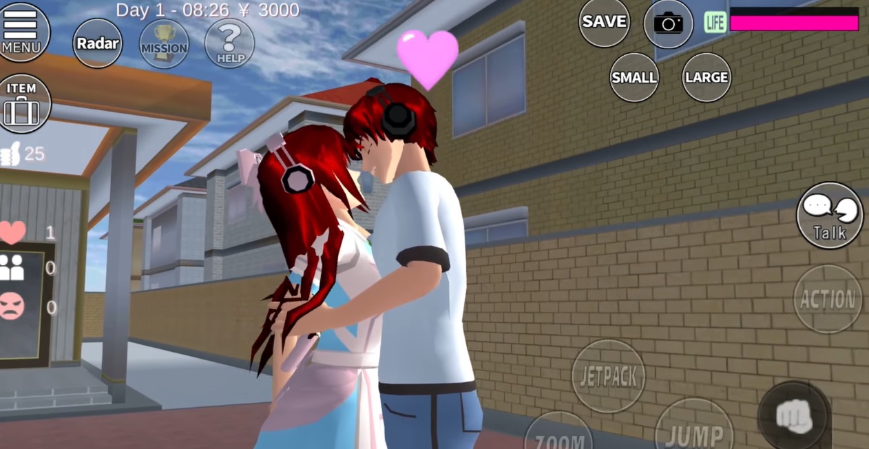 Enjoy love life in SAKURA School Simulator MOD APK