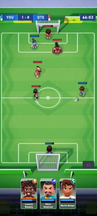 Compete with opponents in AFK Football