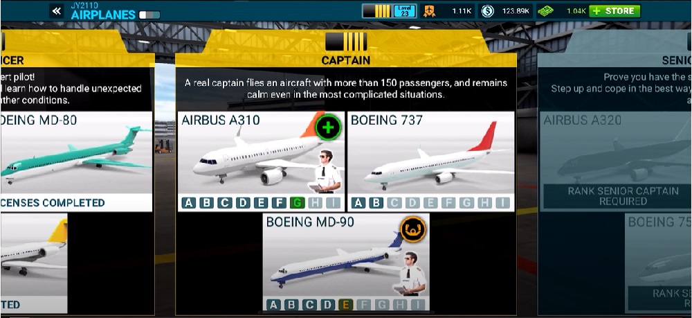 Sở hữu nhiều máy bay trong Airline Commander MOD APK