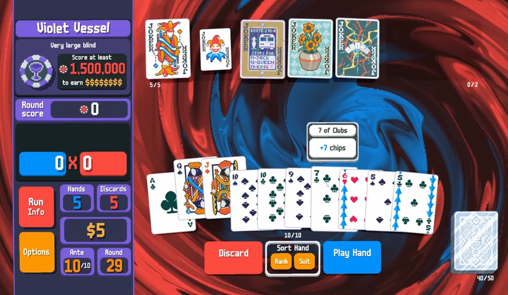 Extremely powerful cards in Balatro MOD APK