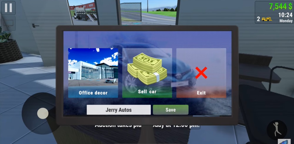 Expand new office in CAR Trader Simulator 2024 MOD APK