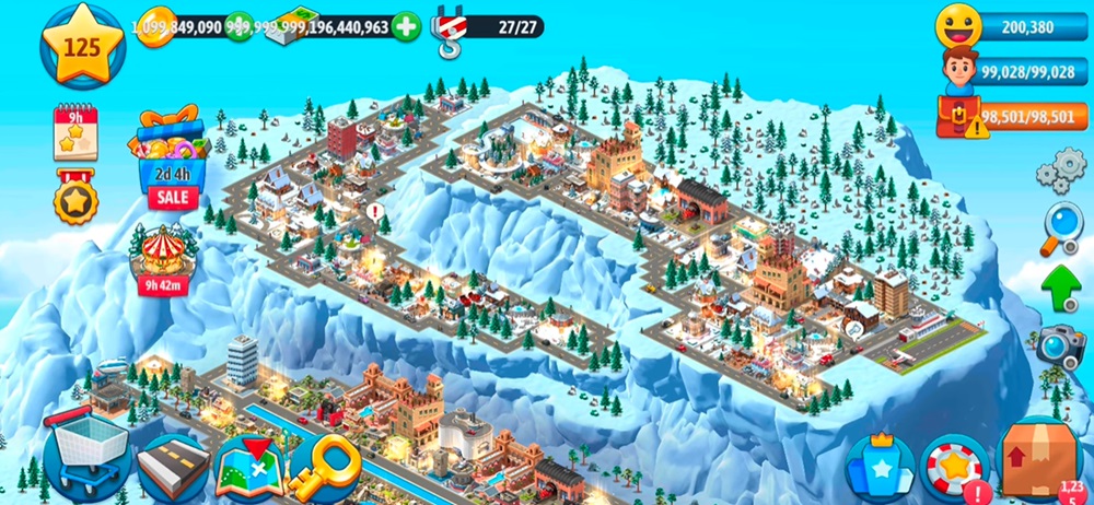 Visit other cities of friends in City Island 6: Building Life MOD APK