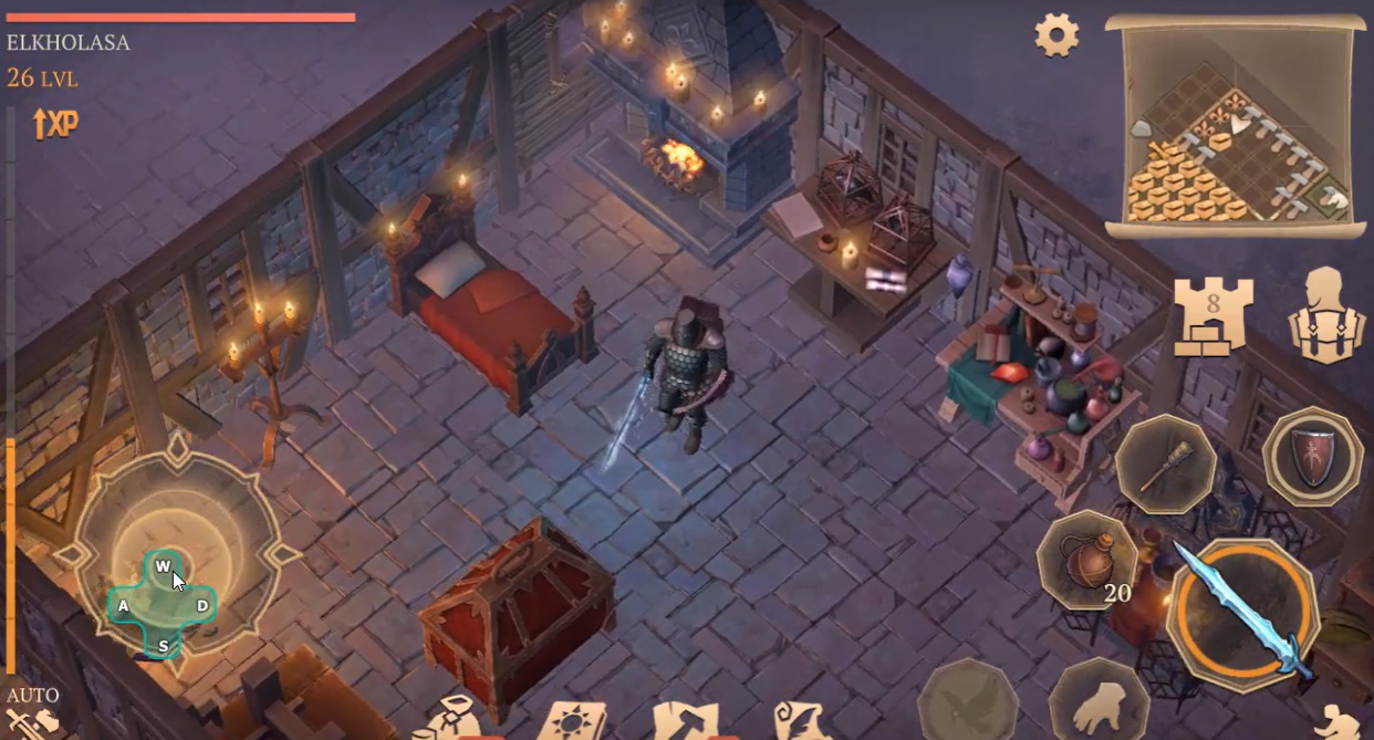 Build a shelter in Grim Soul MOD APK