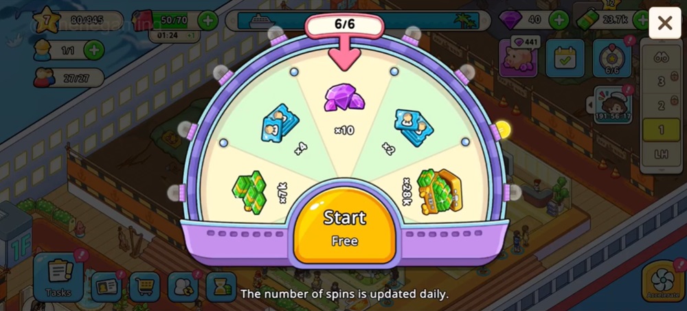 Daily Free Spins in My Cruise MOD APK 