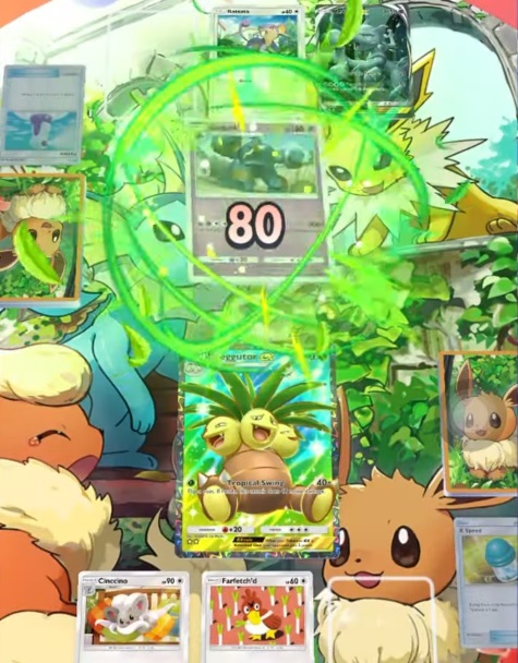 Effects when hitting enemies in Pokémon TCG Pocket MOD APK