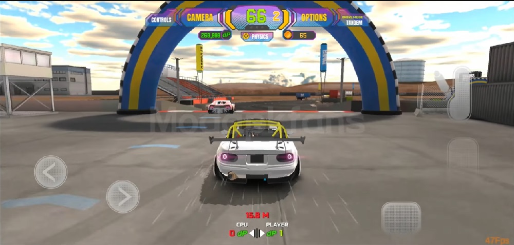 Experience the feeling of being a racer in Project Drift 2.0 MOD APK