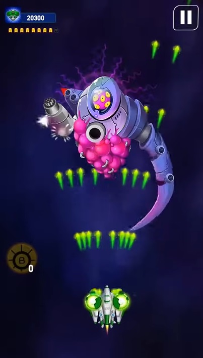 Other tough enemies in Space Shooter - Galaxy Attack MOD APK