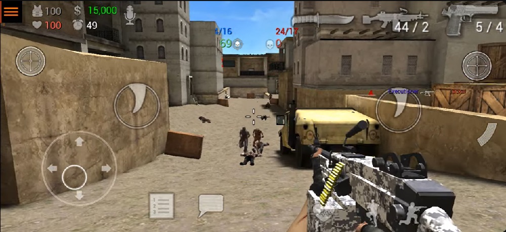 Experience shooting and destroying enemies in Special Forces Group 2 MOD APK