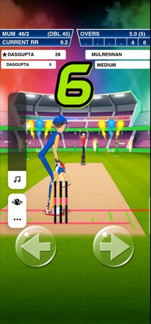 Trải nghiệm tốc độ của trái bóng trong Stick Cricket Super League MOD APK