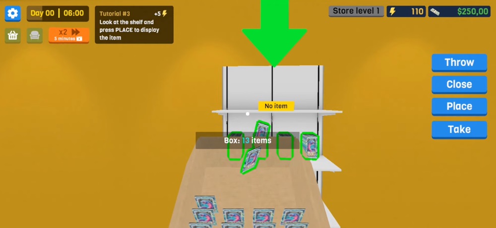 Bán những gói bài trong TCG Card Store Simulator 3D MOD APK