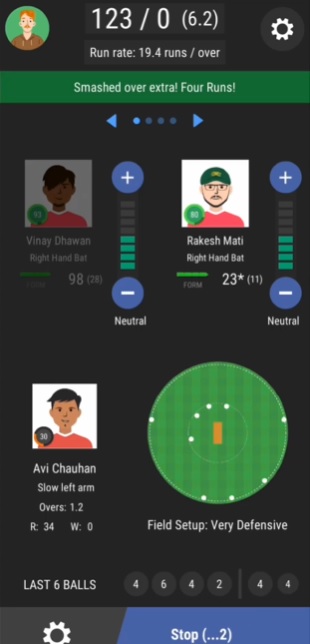 Điều chỉnh cơ sở đào tạo trong Wicket Cricket Manager MOD APK