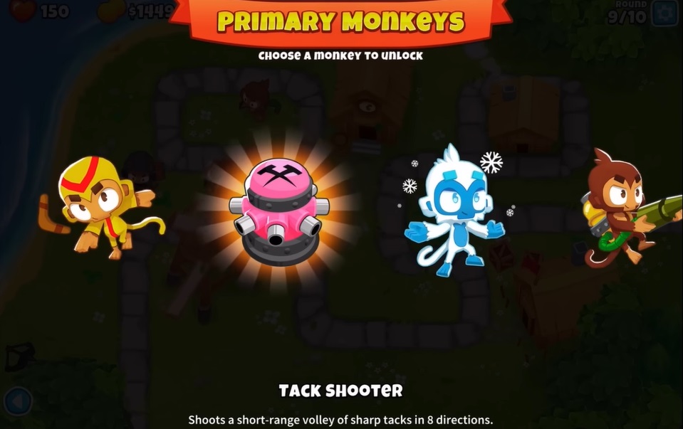 Mở khóa ra các chú khỉ đặc biệt trongBloons TD 6 MOD APK 