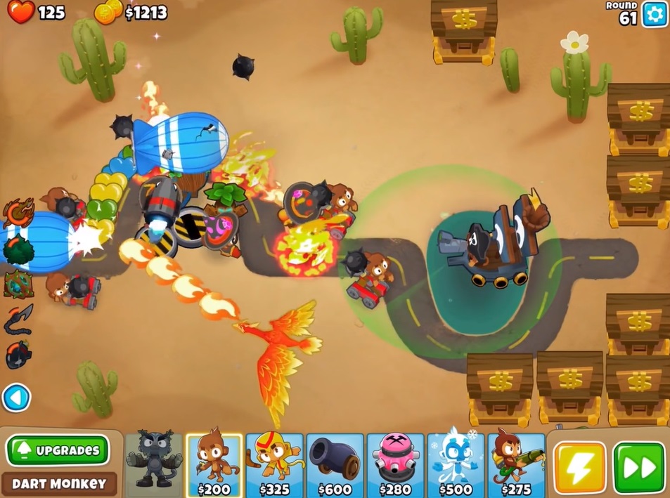 Liên tục chiến đấu trong Bloons TD 6 MOD APK