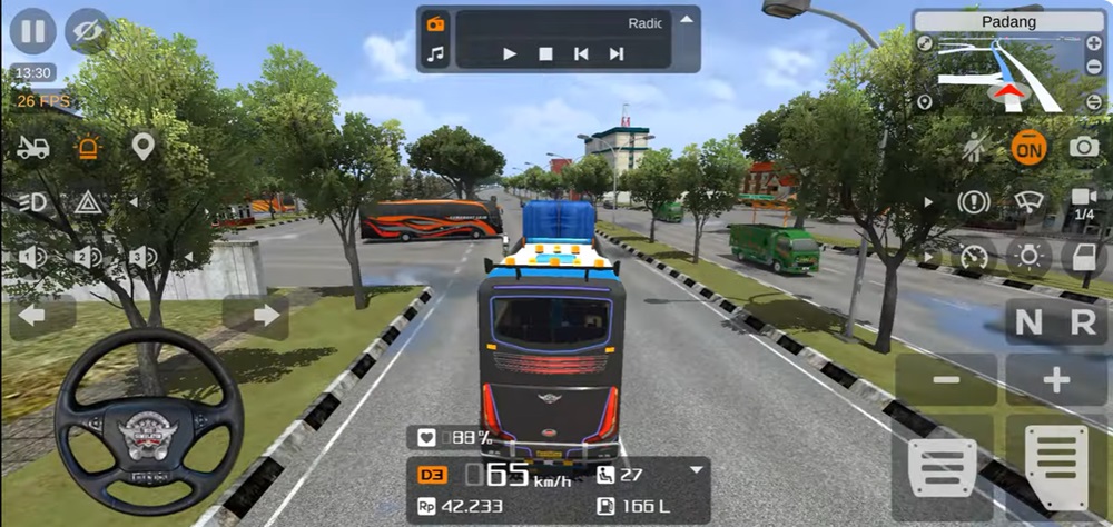 Move through different regions in Bus Simulator Indonesia MOD APK