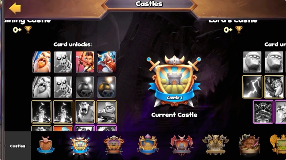 Chiêm ngưỡng nhiều cửa ải thú vị trong Castle Crush MOD APK