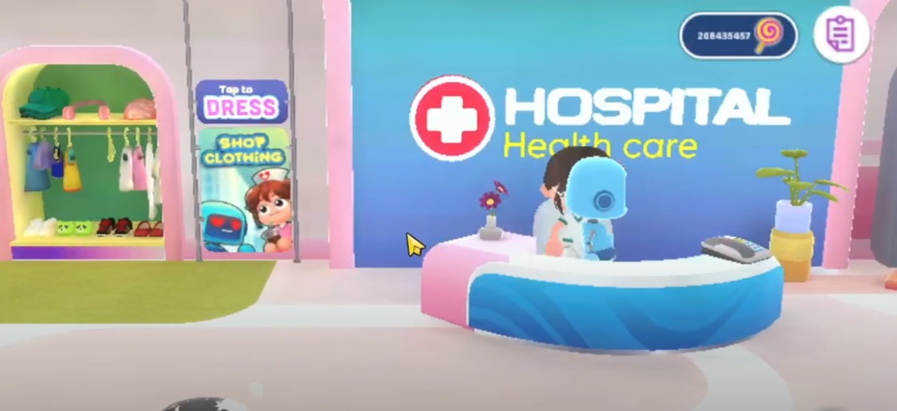 Người bạn Robot đáng tin cậy trong Chibi Hospital Stories MOD APK