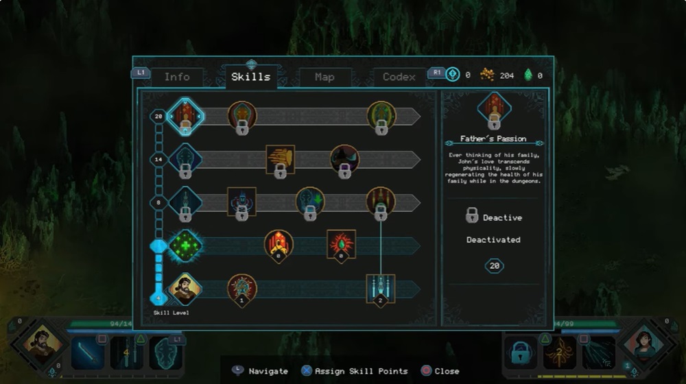 Choose more skills and equipment for your character in Children of Morta MOD APK