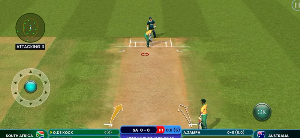 Batting Positions in Cricket Game: Sachin Saga Pro MOD APK