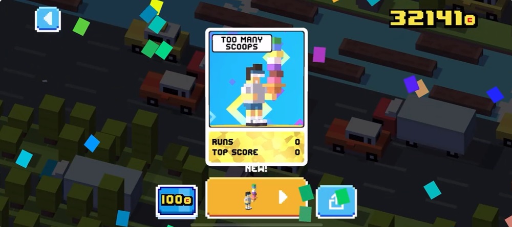 Unlock new characters in Crossy Road MOD APK