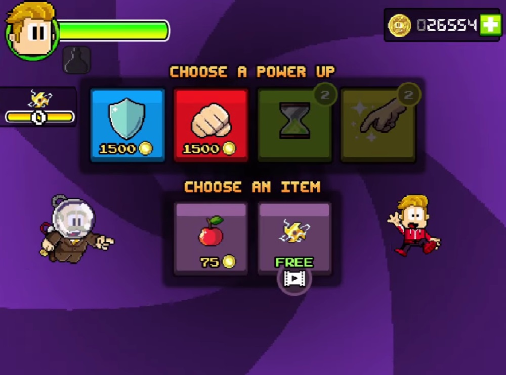 Upgrade your fighting skills to defeat opponents more effectively in Dan the Man MOD APK.