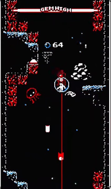 Khám phá nhiều hang động mới với độ cùng nhiều thử thách trong Downwell MOD APK 