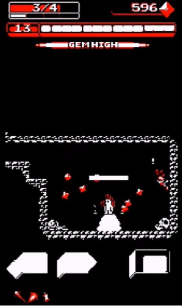 Thu thập nhiều viên đá quý trong Downwell MOD APK 