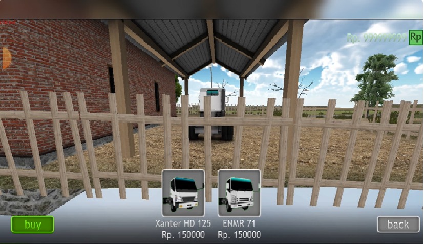 Choose the right trucks and trailers for the player in ES Truck Simulator ID MOD APK