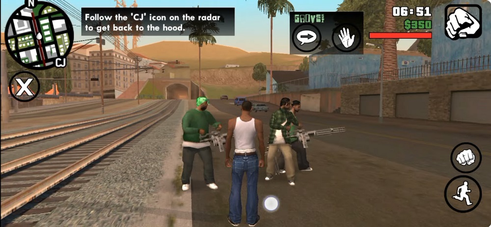 Create a street gang in GTA: San Andreas MOD APK