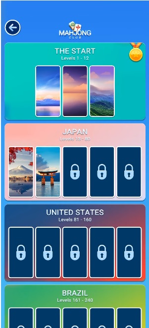 Unlock many exciting levels in Mahjong Club - Solitaire Game MOD APK