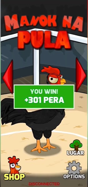 Winner Rewards in Manok Na Pula MOD APK