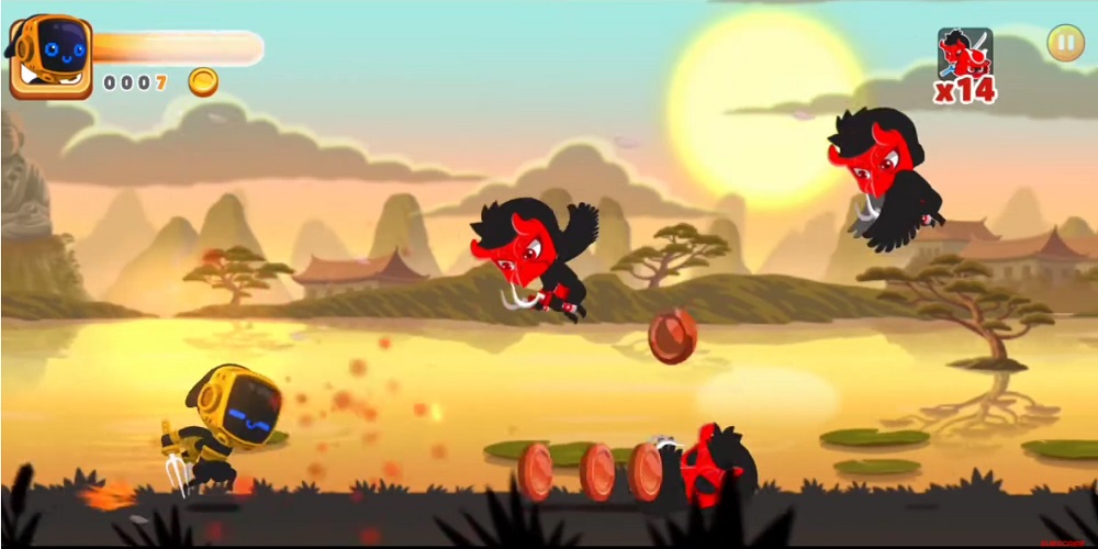 Satisfy your enemies with Ninja Dash Run MOD APK