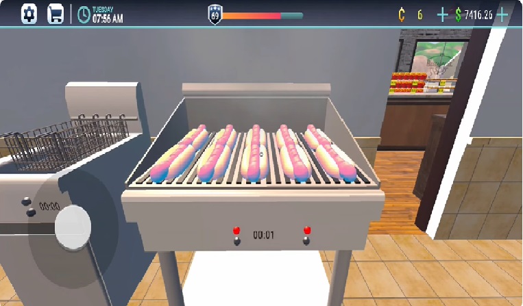 Practice being a chef in Restaurant Simulator 3D Bar MOD APK