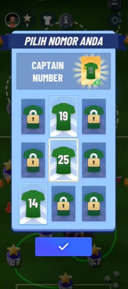 Unlock new jerseys in Soccer Superstar MOD APK