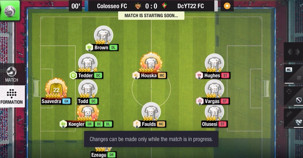 Powerful players in Top Eleven Be a Soccer Manager MOD APK