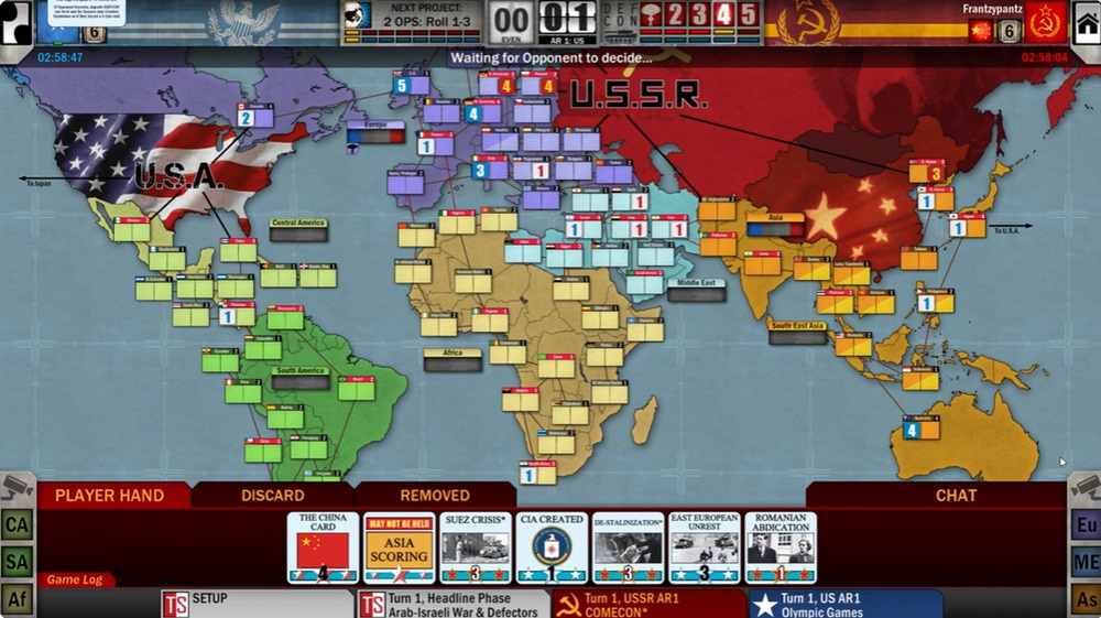 Set milestones on allied nations in Twilight Struggle MOD APK