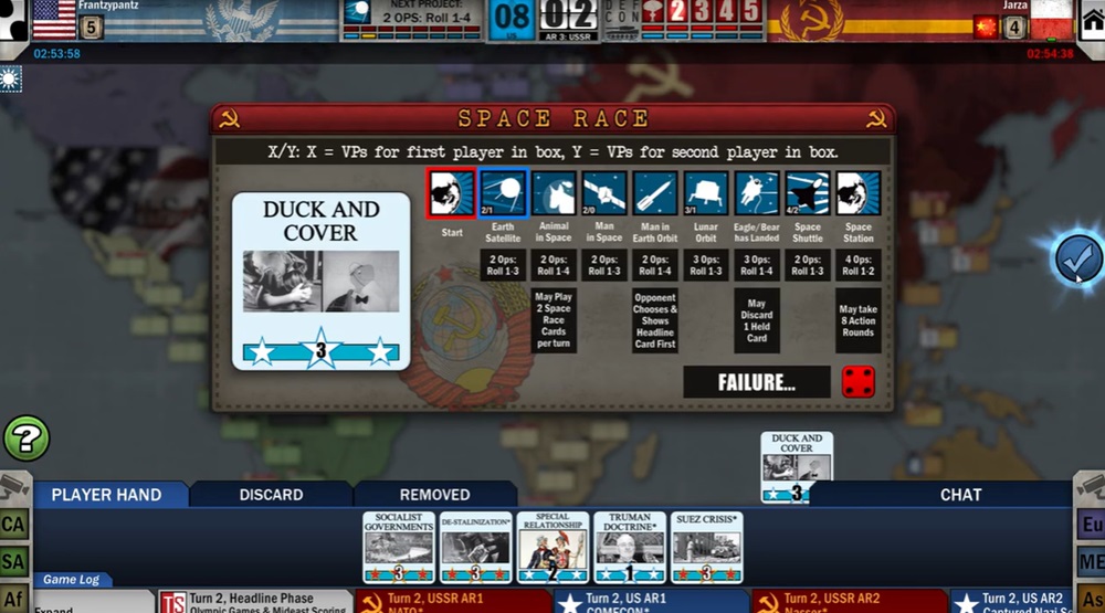 Join the space race in Twilight Struggle MOD APK