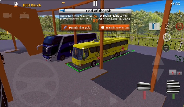 Bus Station in World Bus Driving Simulator MOD APK