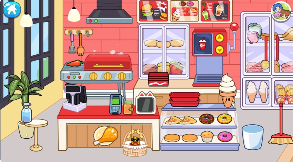 Choose the cakes you love and buy them in Emma's World MOD APK 