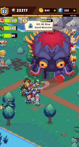 Defeat wild monsters in Guardian War: Ultimate Edition MOD APK