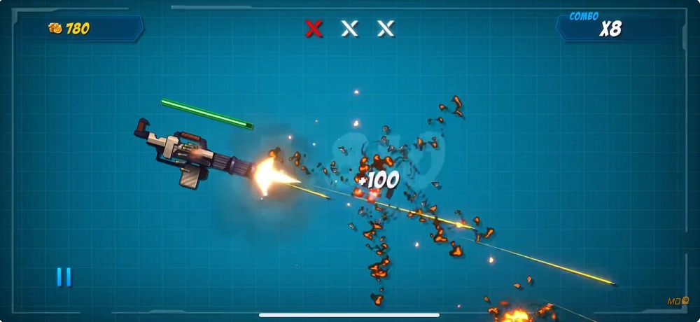 Shoot down interesting gift boxes in Shoot the Box MOD APK